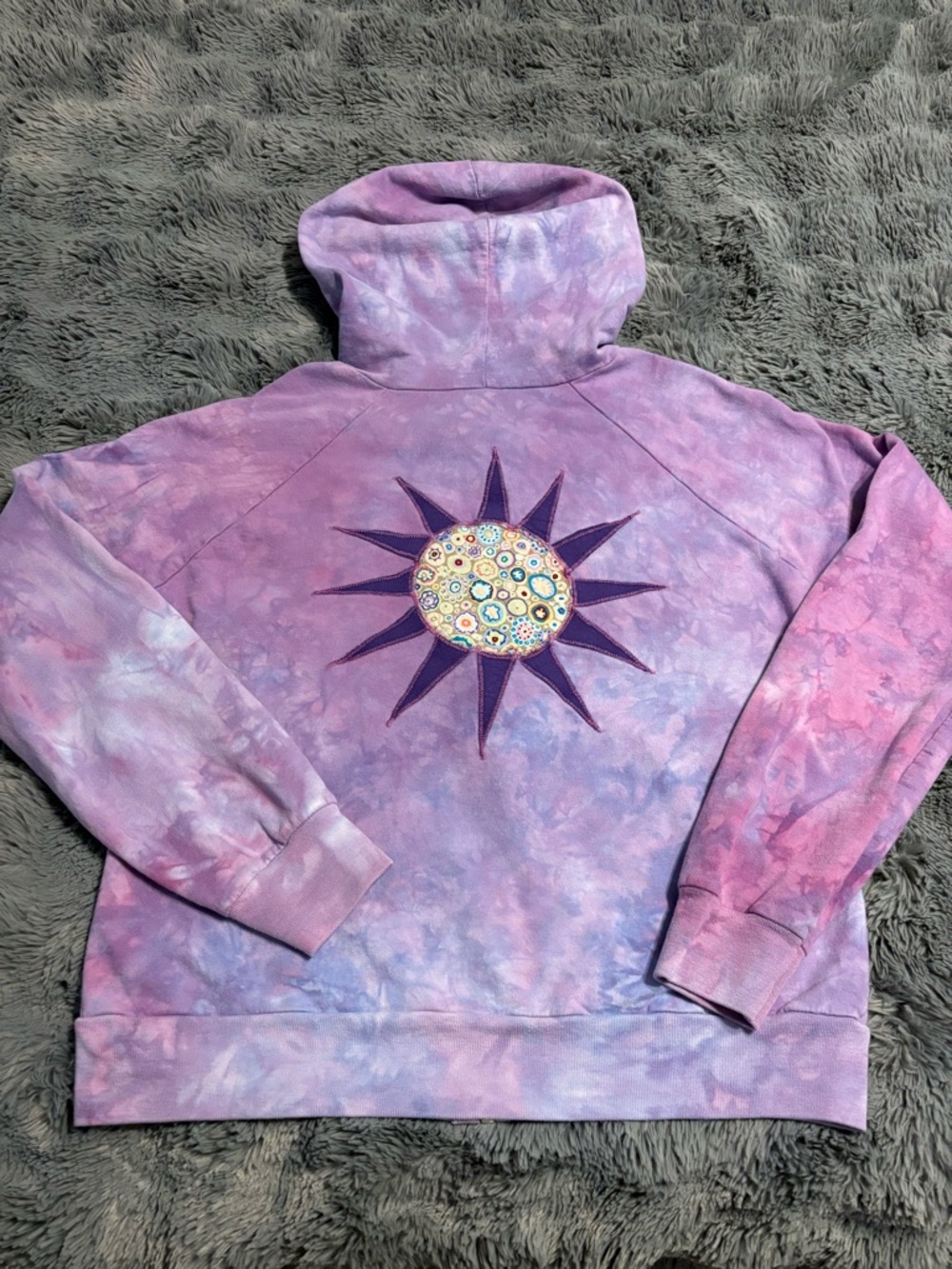 Tie Dye Boho Festival Hoodie